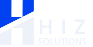 hiz solutions logo with text